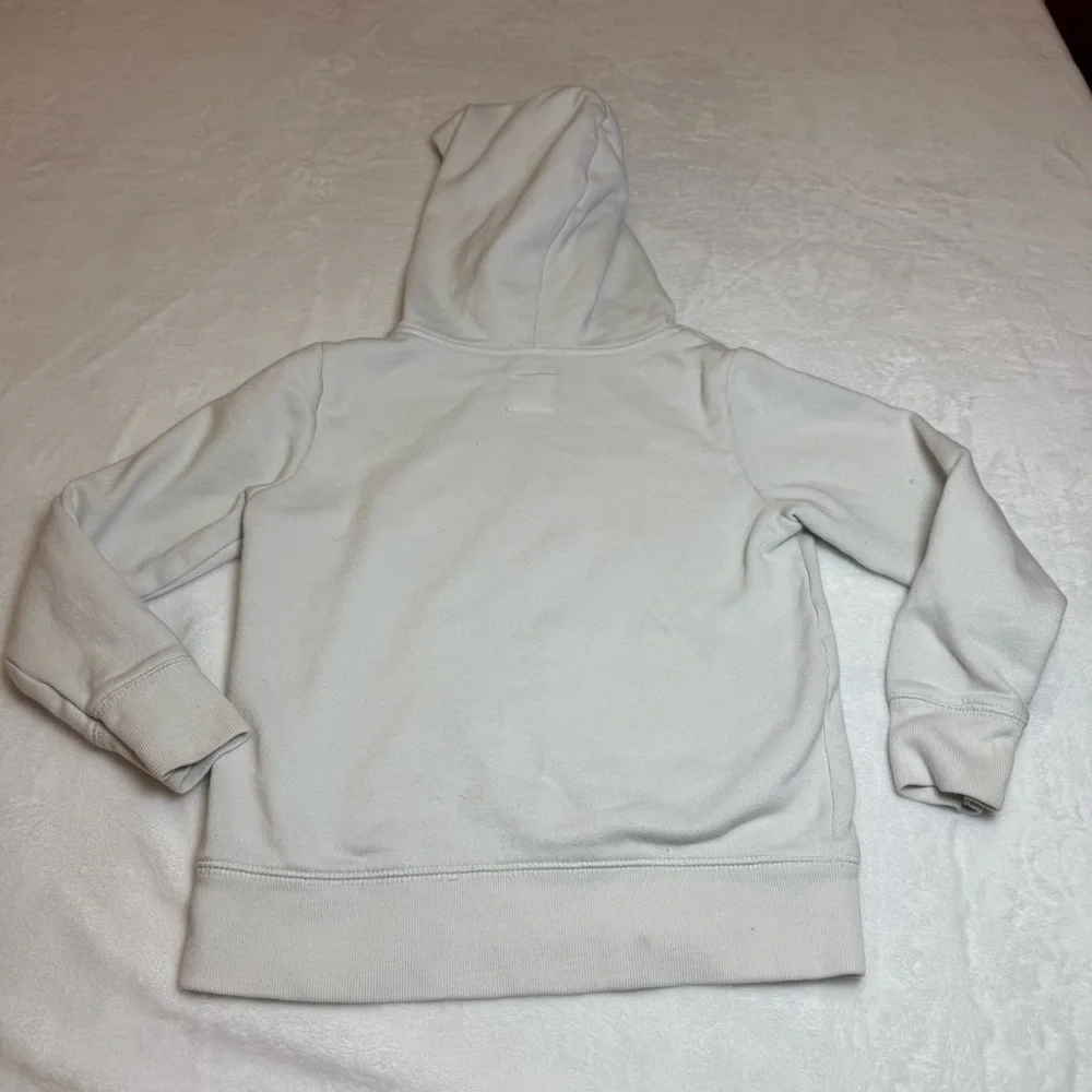 GAP White Hoodie with Pink Lettering